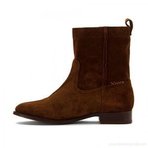 NWOT Frye Cara Short Suede Boot